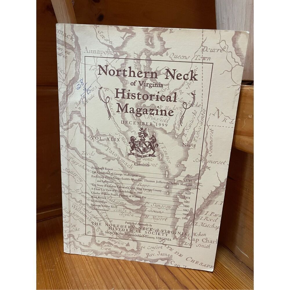 Northern Neck of Virginia Historical Magazine Dec 2002